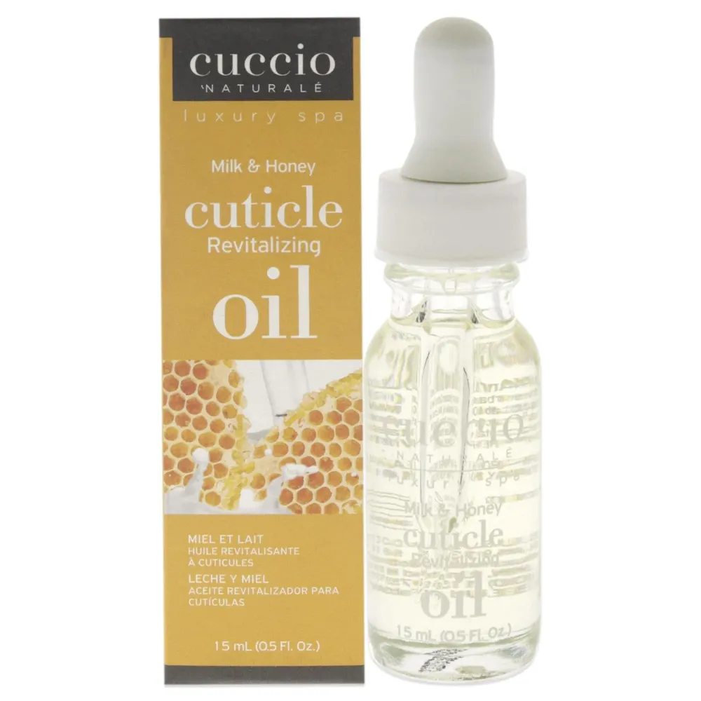 Cuccio Naturale Revitalizing Cuticle Oil - Hydrating Oil For Repaired Cuticles Overnight - Remedy For Damaged Skin And Thin Nails - Paraben/Cruelty-Free Formula - Milk And Honey - 0.5 Oz Cuccio Naturale Revitalizing Cuticle Oil - Hydrating Oil For Repaired Cuticles Overnight - Remedy For Damaged Skin And Thin Nails - Paraben/Cruelty-Free Formula - Milk And Honey - 0.5 Oz