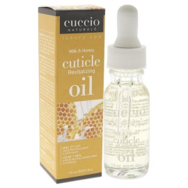 Cuccio Naturale Revitalizing Cuticle Oil - Hydrating Oil For Repaired Cuticles Overnight - Remedy For Damaged Skin And Thin Nails - Paraben/Cruelty-Free Formula - Milk And Honey - 0.5 Oz Cuccio Naturale Revitalizing Cuticle Oil - Hydrating Oil For Repaired Cuticles Overnight - Remedy For Damaged Skin And Thin Nails - Paraben/Cruelty-Free Formula - Milk And Honey - 0.5 Oz