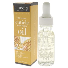 Cuccio Naturale Revitalizing Cuticle Oil - Hydrating Oil For Repaired Cuticles Overnight - Remedy For Damaged Skin And Thin Nails - Paraben/Cruelty-Free Formula - Milk And Honey - 0.5 Oz Cuccio Naturale Revitalizing Cuticle Oil - Hydrating Oil For Repaired Cuticles Overnight - Remedy For Damaged Skin And Thin Nails - Paraben/Cruelty-Free Formula - Milk And Honey - 0.5 Oz