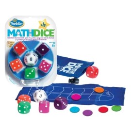 ThinkFun Math Dice Junior Game - Engaging Math Skills Builder | Perfect for Kids Aged 6+ | Aids in Mental Agility | Toy of The Year Nominee