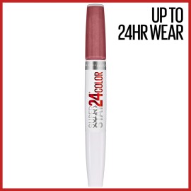 Maybelline Super Stay 24, 2-Step Liquid Lipstick Makeup, Long Lasting Highly Pigmented Color with Moisturizing Balm, Forever Chestnut, Brown, 1 Count Maybelline Super Stay 24, 2-Step Liquid Lipstick Makeup, Long Lasting Highly Pigmented Color with Moisturizing Balm, Forever Chestnut, Brown, 1 Count