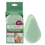 Spongeables Anti Cellulite Body Wash in a 20+ Wash Sponge, Fresh Aloe, 1 Count