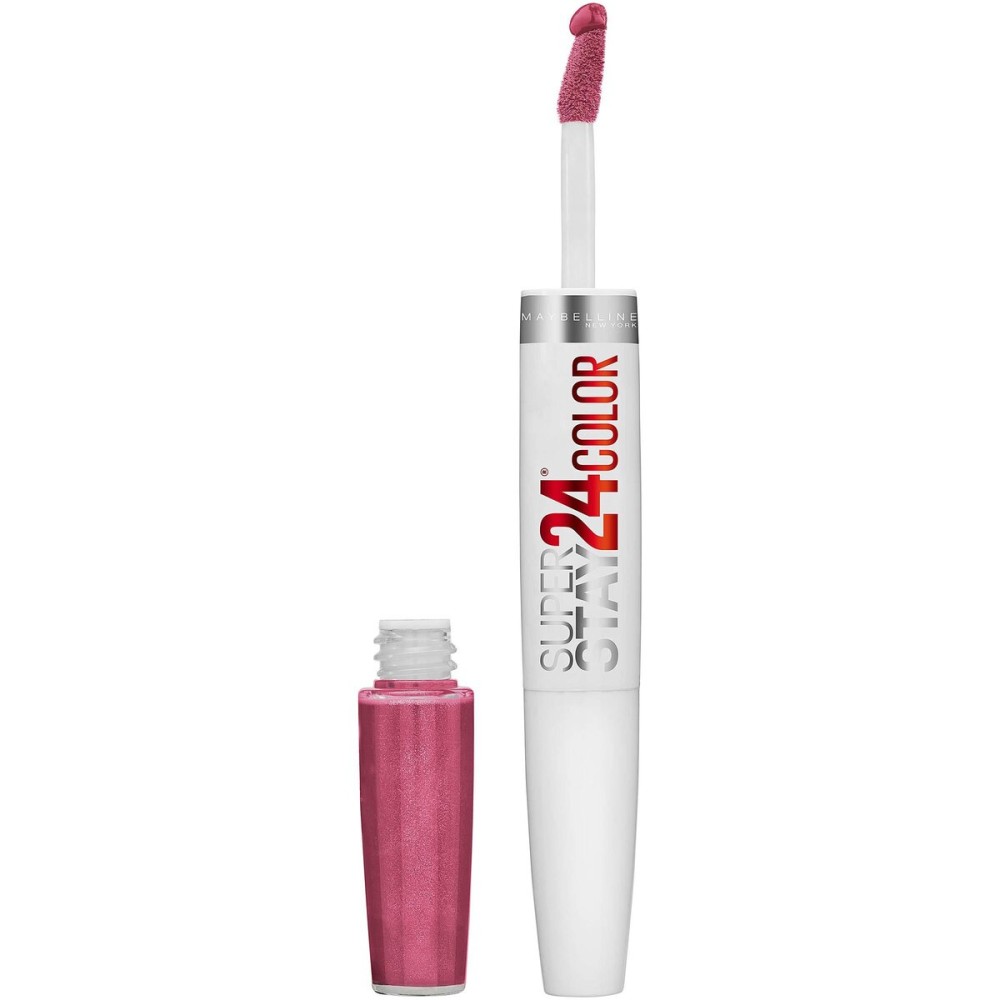 Maybelline Super Stay 24, 2-Step Liquid Lipstick Makeup, Long Lasting Highly Pigmented Color with Moisturizing Balm, Blush On, Pink, 1 Count Maybelline Super Stay 24, 2-Step Liquid Lipstick Makeup, Long Lasting Highly Pigmented Color with Moisturizing Balm, Blush On, Pink, 1 Count