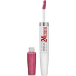 Maybelline Super Stay 24, 2-Step Liquid Lipstick Makeup, Long Lasting Highly Pigmented Color with Moisturizing Balm, Blush On, Pink, 1 Count