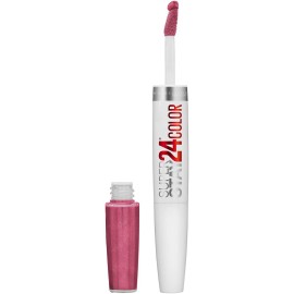Maybelline Super Stay 24, 2-Step Liquid Lipstick Makeup, Long Lasting Highly Pigmented Color with Moisturizing Balm, Blush On, Pink, 1 Count Maybelline Super Stay 24, 2-Step Liquid Lipstick Makeup, Long Lasting Highly Pigmented Color with Moisturizing Balm, Blush On, Pink, 1 Count