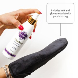 Fake Bake Flawless Self-Tanning Liquid Streak-Free, Long-Lasting Natural Glow For All Skin Tones - Sunless Tanner Includes Professional Mitt For Easy Application, Black Coconut Scent - 6 oz Fake Bake Flawless Self-Tanning Liquid Streak-Free, Long-Lasting Natural Glow For All Skin Tones - Sunless Tanner Includes Professional Mitt For Easy Application, Black Coconut Scent - 6 oz