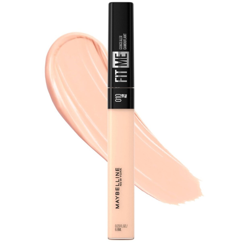 Maybelline New York Fit Me Liquid Concealer Makeup, Natural Coverage, Lightweight, Conceals, Covers Oil-Free, Fair, 1 Count (Packaging May Vary) Maybelline New York Fit Me Liquid Concealer Makeup, Natural Coverage, Lightweight, Conceals, Covers Oil-Free, Fair, 1 Count (Packaging May Vary)