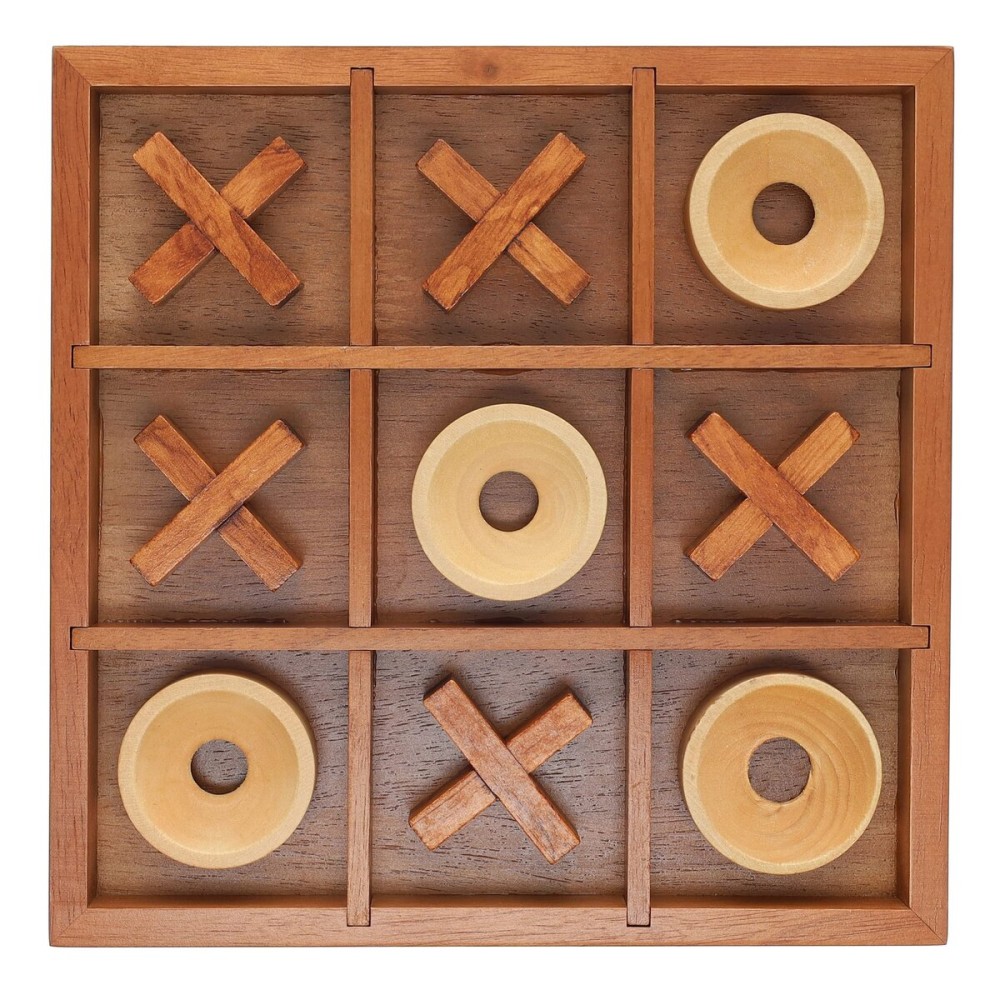 WE Games Tic Tac Toe Wooden Game, 10 Piece Premium Tic Tac Toe Tabletop Game, Solid Wood Board Game with Built in Storage, Wooden Strategy Game for Kids and Adults, Toddler Board Game WE Games Tic Tac Toe Wooden Game, 10 Piece Premium Tic Tac Toe Tabletop Game, Solid Wood Board Game with Built in Storage, Wooden Strategy Game for Kids and Adults, Toddler Board Game