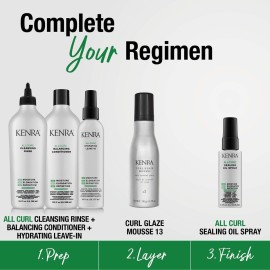 Kenra Curl Glaze Mousse 13 | Curl Control Glaze | All Hair Types | 6.75-Ounce (Pack of 1) Kenra Curl Glaze Mousse 13 | Curl Control Glaze | All Hair Types | 6.75-Ounce (Pack of 1)