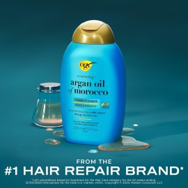 OGX Renewing + Argan Oil of Morocco Conditioner, Repair Conditioner & Argan Oil Helps Strengthen & Repair Dry, Damaged Hair, Paraben-Free, Sulfate-Free Surfactants, 13 fl. oz OGX Renewing + Argan Oil of Morocco Conditioner, Repair Conditioner & Argan Oil Helps Strengthen & Repair Dry, Damaged Hair, Paraben-Free, Sulfate-Free Surfactants, 13 fl. oz
