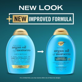 OGX Renewing + Argan Oil of Morocco Shampoo, Damage Repairing Shampoo & Argan Oil to Help Strengthen & Repair Dry, Damaged Hair, Paraben-Free, Sulfate-Free Surfactants, 13 fl. Oz OGX Renewing + Argan Oil of Morocco Shampoo, Damage Repairing Shampoo & Argan Oil to Help Strengthen & Repair Dry, Damaged Hair, Paraben-Free, Sulfate-Free Surfactants, 13 fl. Oz