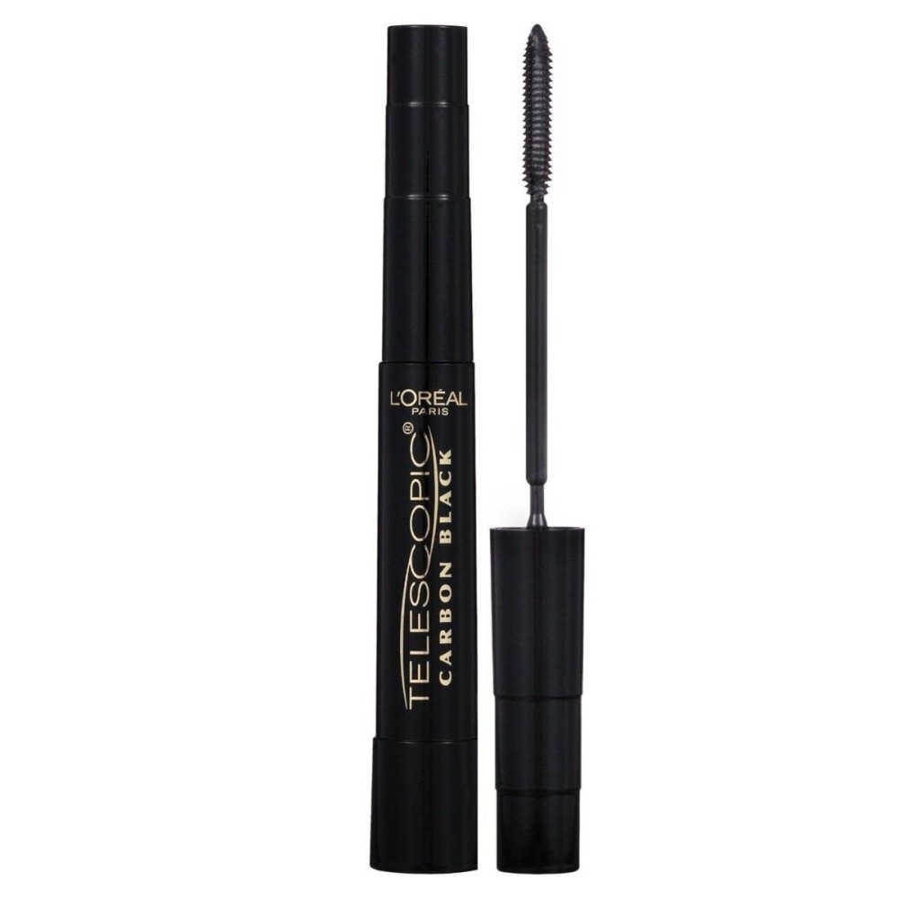 L\'Oreal Paris Makeup Telescopic Original Lengthening Mascara, Carbon Black, 0.27 Fl Oz (Pack of 1) L\'Oreal Paris Makeup Telescopic Original Lengthening Mascara, Carbon Black, 0.27 Fl Oz (Pack of 1)