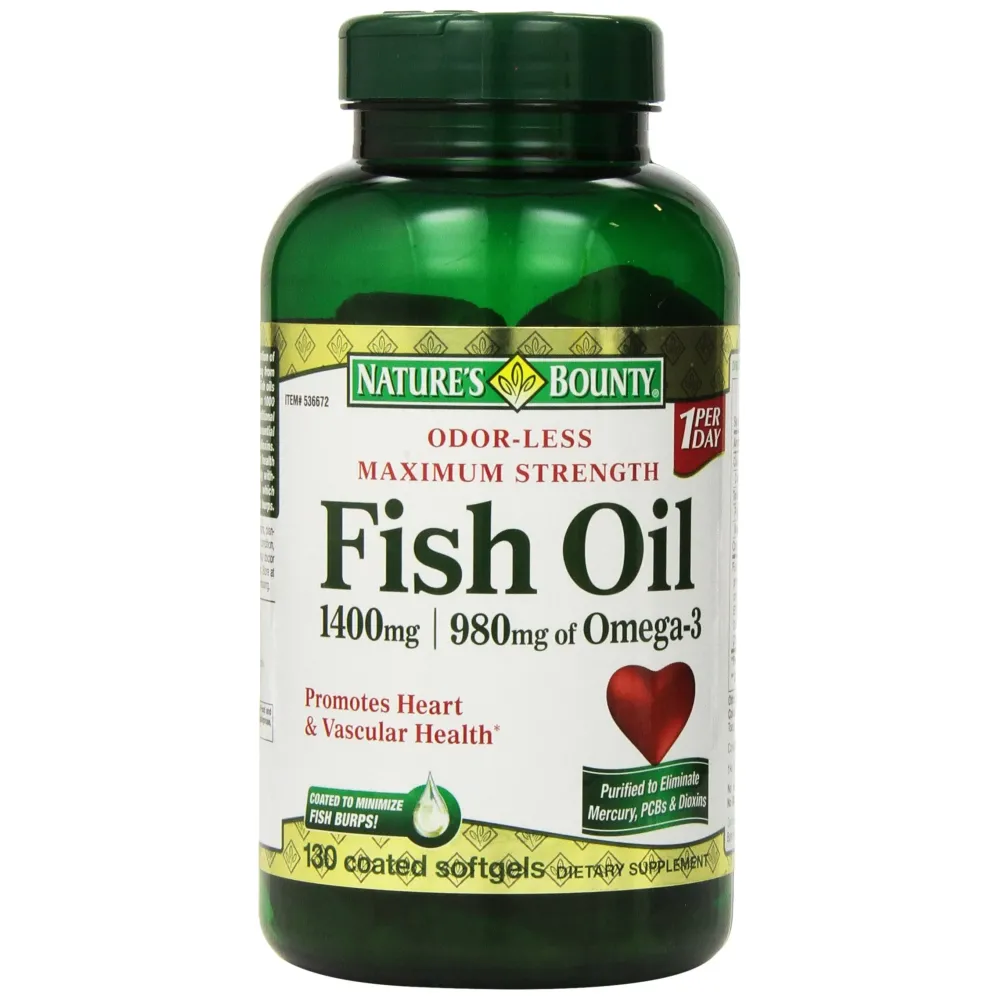 Nature\'s Bounty Fish Oil 1400 Mg 130 Softgels Nature\'s Bounty Fish Oil 1400 Mg 130 Softgels