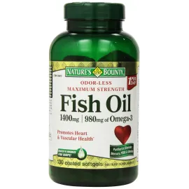 Nature\'s Bounty Fish Oil 1400 Mg 130 Softgels