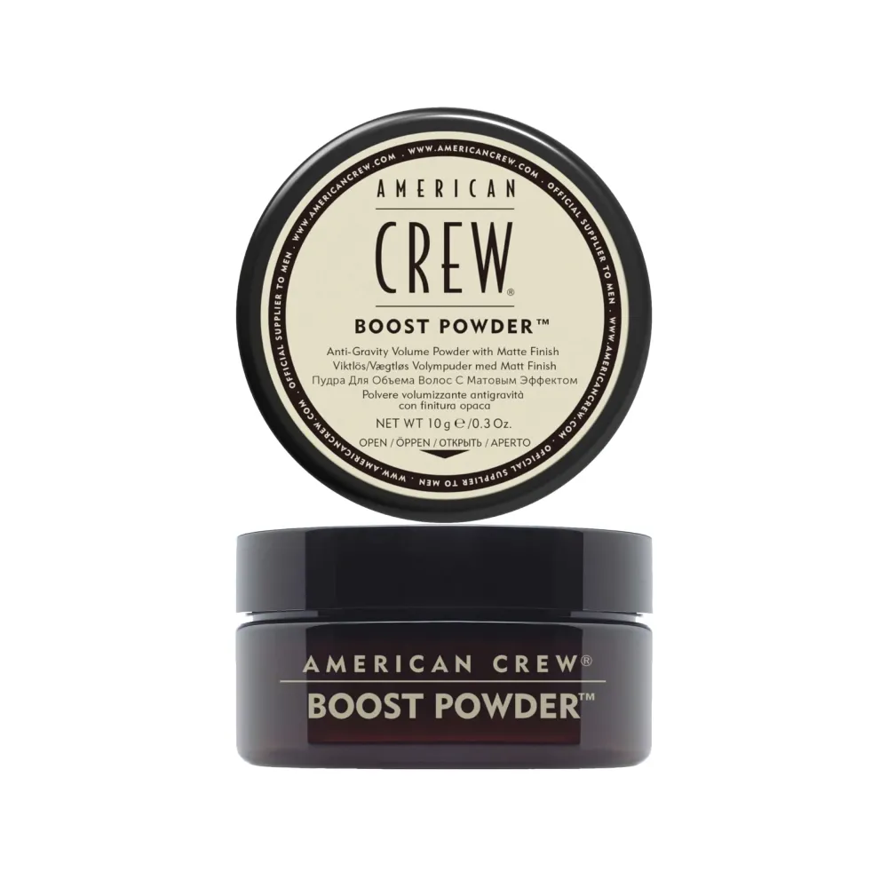 American Crew Men\'s Hair Boost Powder, Provides Lift & Volume, 0.3 Oz (Pack of 1) American Crew Men\'s Hair Boost Powder, Provides Lift & Volume, 0.3 Oz (Pack of 1)