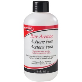 Supernail Pure Acetone Polish Remover, 8 oz (Pack of 6) Supernail Pure Acetone Polish Remover, 8 oz (Pack of 6)