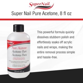 Supernail Pure Acetone Polish Remover, 8 oz (Pack of 6) Supernail Pure Acetone Polish Remover, 8 oz (Pack of 6)