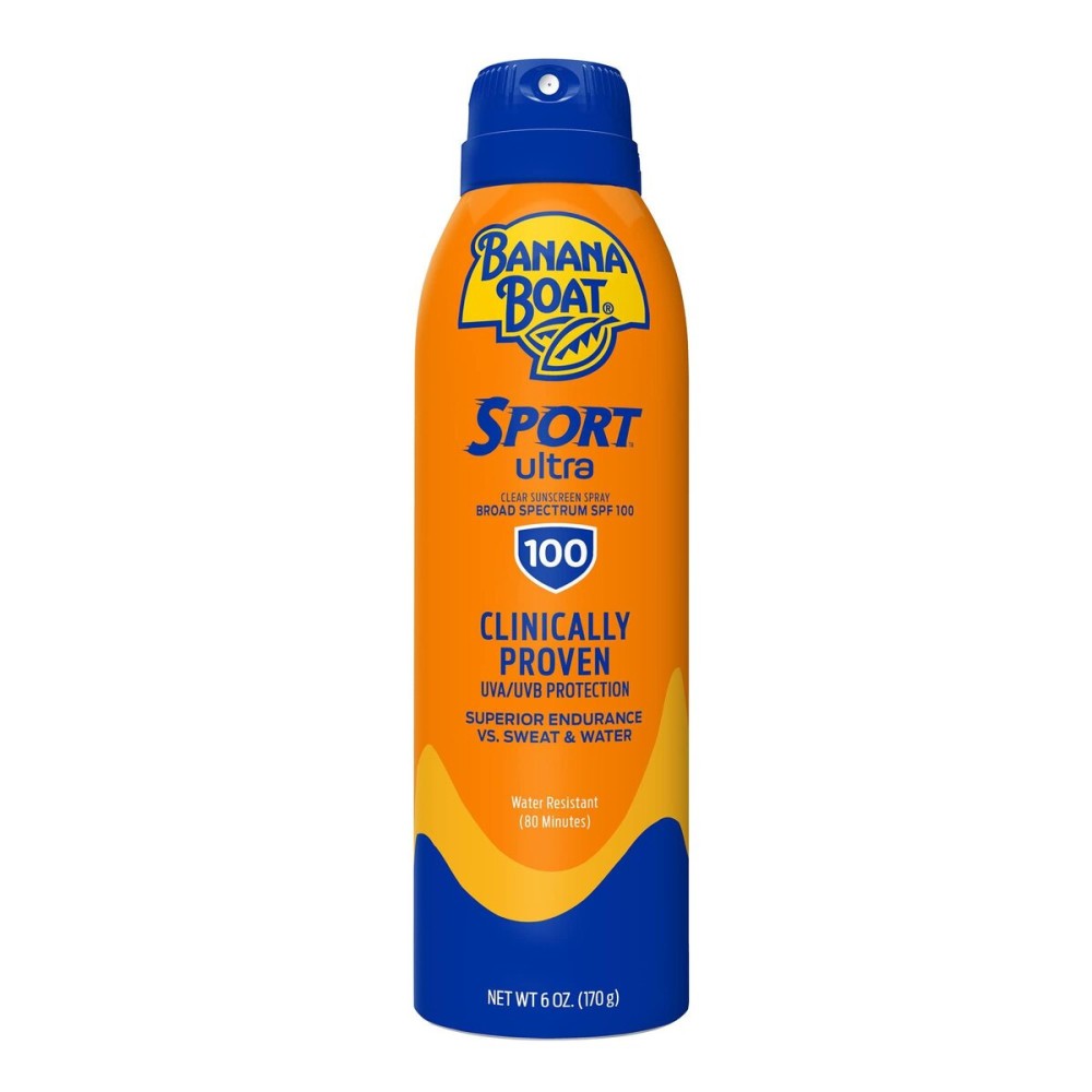 Banana Boat Sport Ultra SPF 100 Sunscreen Spray, 6oz | Sport Sunscreen Spray SPF 100, Banana Boat Sunscreen SPF 100 Spray, High SPF Sunscreen, Water Resistant Sunscreen, 6oz Banana Boat Sport Ultra SPF 100 Sunscreen Spray, 6oz | Sport Sunscreen Spray SPF 100, Banana Boat Sunscreen SPF 100 Spray, High SPF Sunscreen, Water Resistant Sunscreen, 6oz