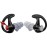 SureFire EP4 Sonic Defenders Plus filtered Earplugs, triple flanged design, reusable, Black, Medium