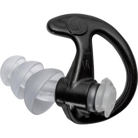 SureFire EP4 Sonic Defenders Plus filtered Earplugs, triple flanged design, reusable, Black, Medium SureFire EP4 Sonic Defenders Plus filtered Earplugs, triple flanged design, reusable, Black, Medium