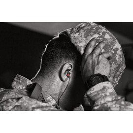 SureFire EP4 Sonic Defenders Plus filtered Earplugs, triple flanged design, reusable, Black, Medium SureFire EP4 Sonic Defenders Plus filtered Earplugs, triple flanged design, reusable, Black, Medium