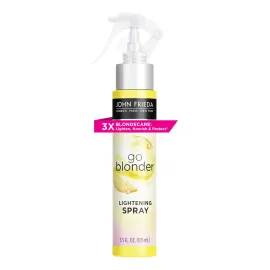 John Frieda Go Blonder Lightening Spray, Controlled Hair Lightener to Gradually Lighten Hair, with Citrus and Chamomile BlondMend Technology, 3.5 Oz
