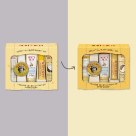 Burt\'s Bees Gifts Ideas - Essential Everyday Beauty Set, 5 Travel Size Products - Deep Cleansing Cream, Hand Salve, Body Lotion, Foot Cream and Lip Balm Burt\'s Bees Gifts Ideas - Essential Everyday Beauty Set, 5 Travel Size Products - Deep Cleansing Cream, Hand Salve, Body Lotion, Foot Cream and Lip Balm