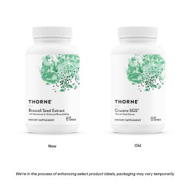 THORNE Broccoli Seed Extract (Formerly Crucera-SGS) for Antioxidant Support* - Sulforaphane Glucosinolate (SGS) - 60 Capsules THORNE Broccoli Seed Extract (Formerly Crucera-SGS) for Antioxidant Support* - Sulforaphane Glucosinolate (SGS) - 60 Capsules