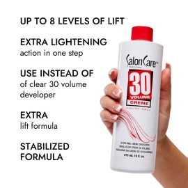 Salon Care 30 Volume Creme Developer 16 Oz Salon Care 30 Volume Creme Developer 16 Oz