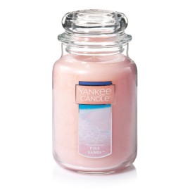 Yankee Candle Pink Sands Scented, Classic 22oz Large Jar Single Wick Candle, Over 110 Hours of Burn Time, Perfect for Creating Relaxing Atmosphere