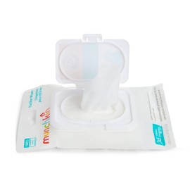 Munchkin Arm & Hammer Pacifier Wipes - Safely Cleans Breast Pump Parts and Feeding Essentials for Baby and Toddler, 1 Pack, 36 Wipes Munchkin Arm & Hammer Pacifier Wipes - Safely Cleans Breast Pump Parts and Feeding Essentials for Baby and Toddler, 1 Pack, 36 Wipes