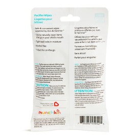 Munchkin Arm & Hammer Pacifier Wipes - Safely Cleans Breast Pump Parts and Feeding Essentials for Baby and Toddler, 1 Pack, 36 Wipes Munchkin Arm & Hammer Pacifier Wipes - Safely Cleans Breast Pump Parts and Feeding Essentials for Baby and Toddler, 1 Pack, 36 Wipes