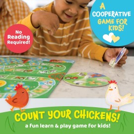 Peaceable Kingdom Count Your Chickens Award Winning Cooperative Counting Game for 2 to 4 Kids Ages 3+ Peaceable Kingdom Count Your Chickens Award Winning Cooperative Counting Game for 2 to 4 Kids Ages 3+