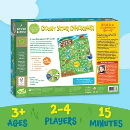 Peaceable Kingdom Count Your Chickens Award Winning Cooperative Counting Game for 2 to 4 Kids Ages 3+ Peaceable Kingdom Count Your Chickens Award Winning Cooperative Counting Game for 2 to 4 Kids Ages 3+