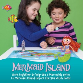 Peaceable Kingdom Mermaid Island Award Winning Cooperative Board Game for 2 to 6 Kids Ages 5+ Peaceable Kingdom Mermaid Island Award Winning Cooperative Board Game for 2 to 6 Kids Ages 5+