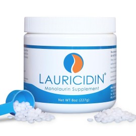 Lauricidin- The Original Monolaurin Supplement- 3000mg per Serving- 227g per Jar (Essential Immune Support and Gut Health) Lauricidin- The Original Monolaurin Supplement- 3000mg per Serving- 227g per Jar (Essential Immune Support and Gut Health)