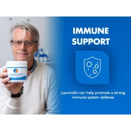 Lauricidin- The Original Monolaurin Supplement- 3000mg per Serving- 227g per Jar (Essential Immune Support and Gut Health) Lauricidin- The Original Monolaurin Supplement- 3000mg per Serving- 227g per Jar (Essential Immune Support and Gut Health)