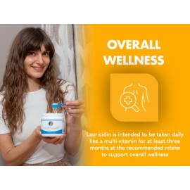 Lauricidin- The Original Monolaurin Supplement- 3000mg per Serving- 227g per Jar (Essential Immune Support and Gut Health) Lauricidin- The Original Monolaurin Supplement- 3000mg per Serving- 227g per Jar (Essential Immune Support and Gut Health)