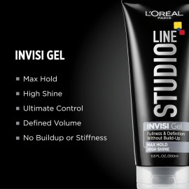 L\'Oreal Paris Studio Line INVISI Gel, Strong Hold 6.80 oz