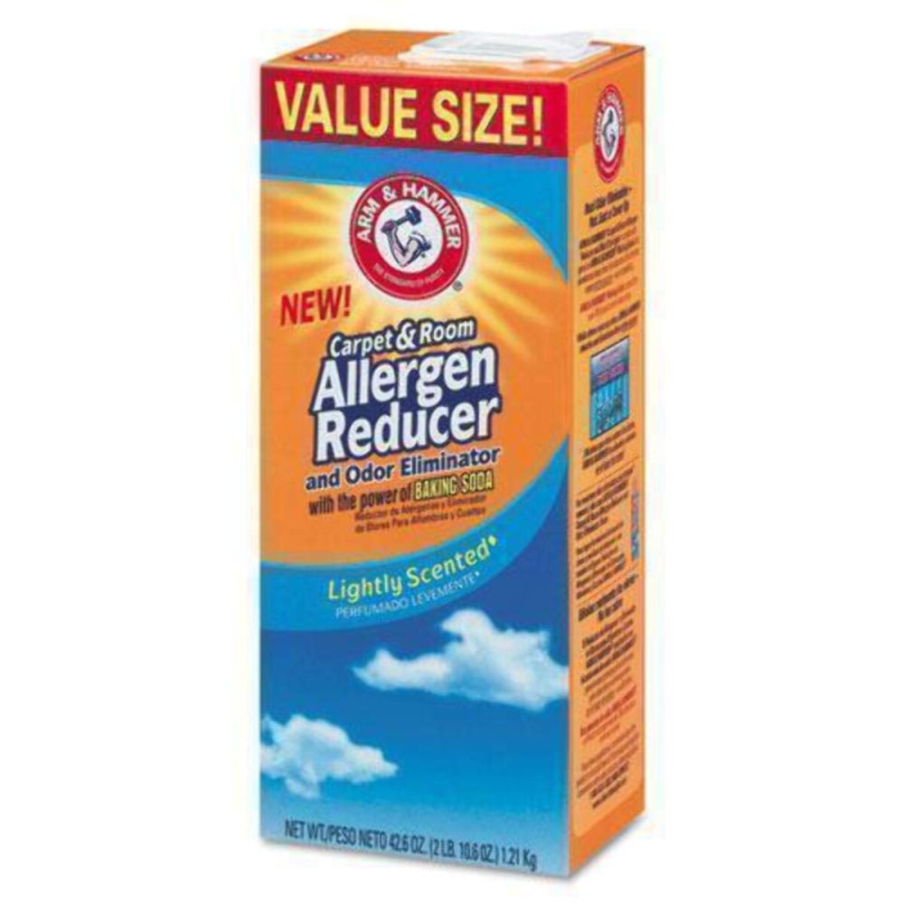 Arm & Hammer CDC 84113 42.6 oz Carpet And Room Allergen Reducer And Odor Eliminator Powder, Shaker Box Arm & Hammer CDC 84113 42.6 oz Carpet And Room Allergen Reducer And Odor Eliminator Powder, Shaker Box