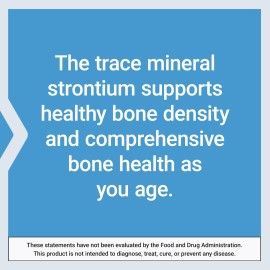 Life Extension Strontium Caps, Trace Mineral for Advanced Bone Health Support, Gluten Free, Non-GMO, Vegetarian, 90 Capsules Life Extension Strontium Caps, Trace Mineral for Advanced Bone Health Support, Gluten Free, Non-GMO, Vegetarian, 90 Capsules