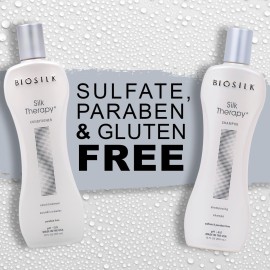 BioSilk Silk Therapy Duo Set Shampoo & Conditioner, Gentle Cleansing Haircare For Amazing Shine, Sulfate, Paraben, & Cruelty-Free, 12 Oz (Pack of 2) BioSilk Silk Therapy Duo Set Shampoo & Conditioner, Gentle Cleansing Haircare For Amazing Shine, Sulfate, Paraben, & Cruelty-Free, 12 Oz (Pack of 2)