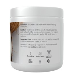 NOW Foods Solutions, Coconut Oil, Naturally Revitalizing for Skin and Hair, Conditioning Moisturizer, 7-Ounce NOW Foods Solutions, Coconut Oil, Naturally Revitalizing for Skin and Hair, Conditioning Moisturizer, 7-Ounce