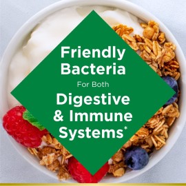 Nature\'s Bounty Acidophilus Probiotic, Daily Probiotic Supplement, Digestive Health, 200 Tablets, Twin Pack Nature\'s Bounty Acidophilus Probiotic, Daily Probiotic Supplement, Digestive Health, 200 Tablets, Twin Pack