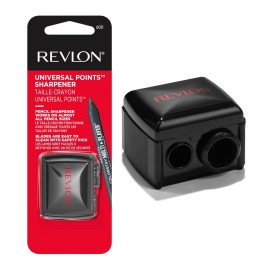 Revlon Makeup Sharpener for Eyeliner, Lip Liner, and More! Universal Sharpener for All Wooden & Plastic Pencil Sizes
