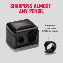 Revlon Makeup Sharpener for Eyeliner, Lip Liner, and More! Universal Sharpener for All Wooden & Plastic Pencil Sizes Revlon Makeup Sharpener for Eyeliner, Lip Liner, and More! Universal Sharpener for All Wooden & Plastic Pencil Sizes