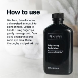 Revision Skincare Brightening Facial Wash, Exfoliating Face Cleanser with Vitamin C and Vitamin E, 6.7 fl oz Revision Skincare Brightening Facial Wash, Exfoliating Face Cleanser with Vitamin C and Vitamin E, 6.7 fl oz