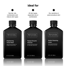 Revision Skincare Brightening Facial Wash, Exfoliating Face Cleanser with Vitamin C and Vitamin E, 6.7 fl oz Revision Skincare Brightening Facial Wash, Exfoliating Face Cleanser with Vitamin C and Vitamin E, 6.7 fl oz