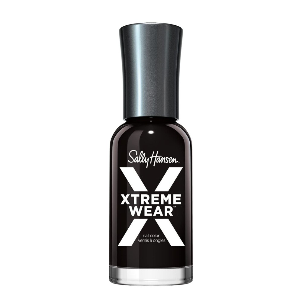 Sally Hansen Xtreme Wear Nail Polish, Streak-Free, Shiny Finish, Long-Lasting Nail Color, Black Out, 0.40 fl oz Sally Hansen Xtreme Wear Nail Polish, Streak-Free, Shiny Finish, Long-Lasting Nail Color, Black Out, 0.40 fl oz