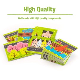 Ravensburger Rivers, Roads and Rails - Innovative Matching Game for Kids | Encourages Strategic Thinking | Award-Winning Design Ravensburger Rivers, Roads and Rails - Innovative Matching Game for Kids | Encourages Strategic Thinking | Award-Winning Design